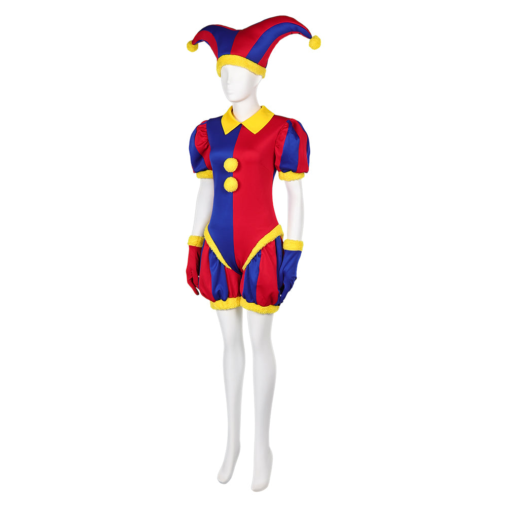 the amazing digital circus COSPLAY Pomni Cosplay Costume Outfits Hallo