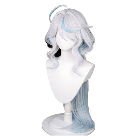 VeeGet Genshin Impact Furina de Fontaine Focalors Cosplay Wig Halloween Party Props