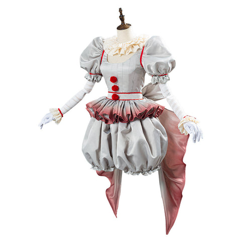 VeeGet VeeGet Women It Pennywise Horror Pennywise The Clown Costume Cosplay Costume