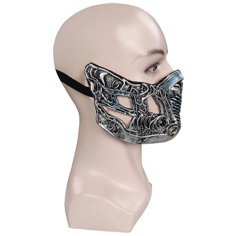 SeeCosplay Mortal Kombat Sub-Zero Mask Masquerade Halloween Costume Props Cosplay Latex Masks Helmet