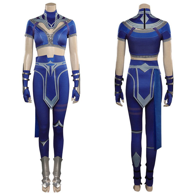 VeeGet Mortal Kombat Kitana Costumes for Halloween Carnival Costume