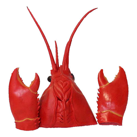 1 Pair Crab Lobster Claws Gloves Headdband Cap Cosplay Funny Party Latex Novelty Toy Gloves Mittens Gloves