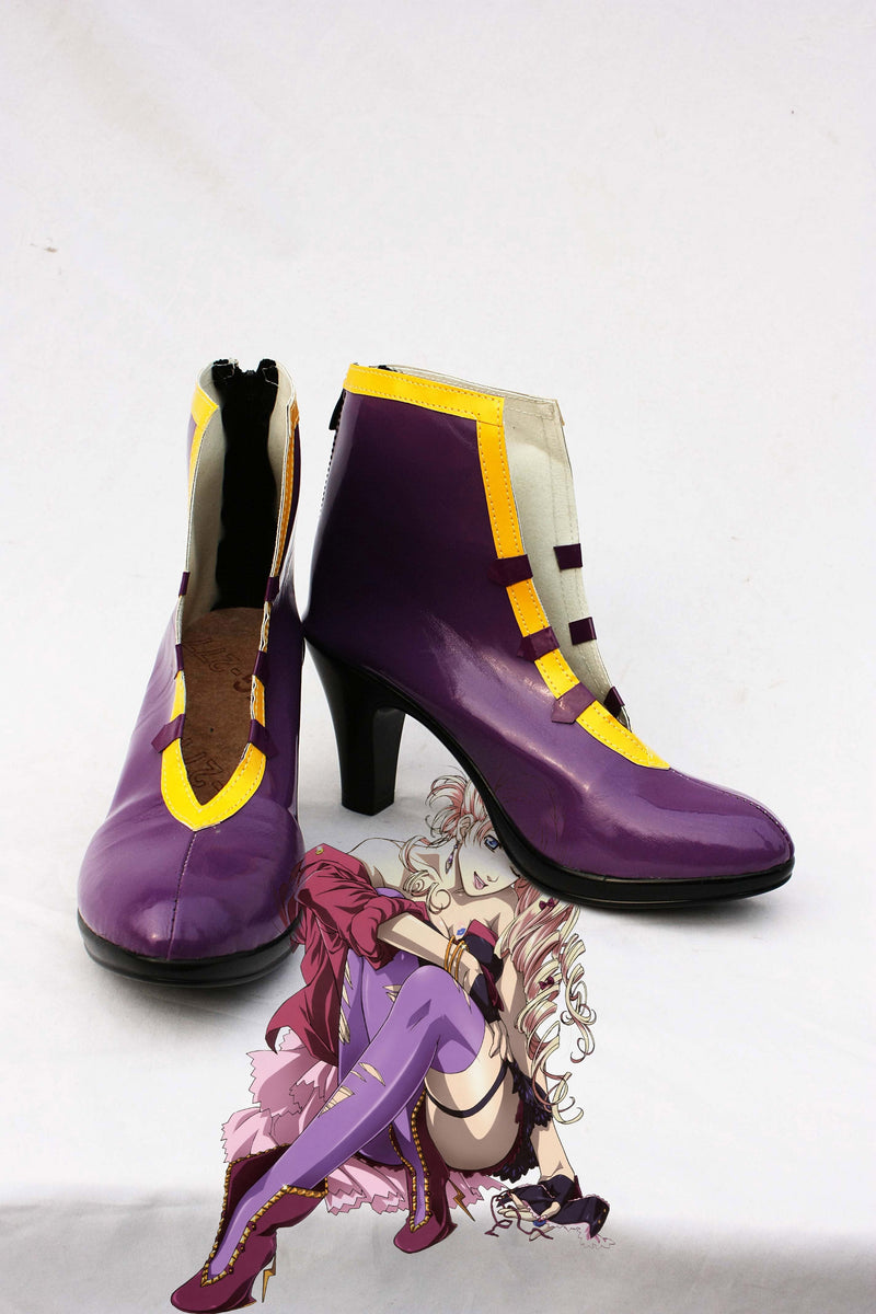 VeeGet Macross F Shirley Lu Cosplay Boots Shoes