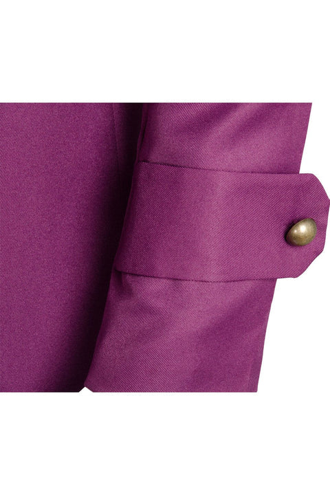 VeeGet Prince Rogers Nelson in Purple Rain Coat Costume Cosplay