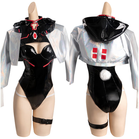 VeeGet Cyberpunk: Edgerunners-Lucy Cosplay Costume Original Design Bunny Girl Jumpsuit Outfits Halloween Carnival Suit