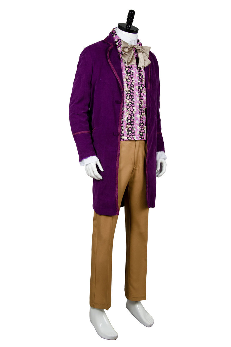 VeeGet VeeGet Willy Wonka and the Chocolate Factory 1971 Willy Wonka Outfits Cosplay Costume