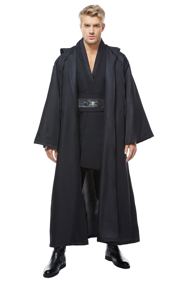 VeeGet VeeGet Star Wars Anakin Skywalker Cosplay Costume Outfit Black Version