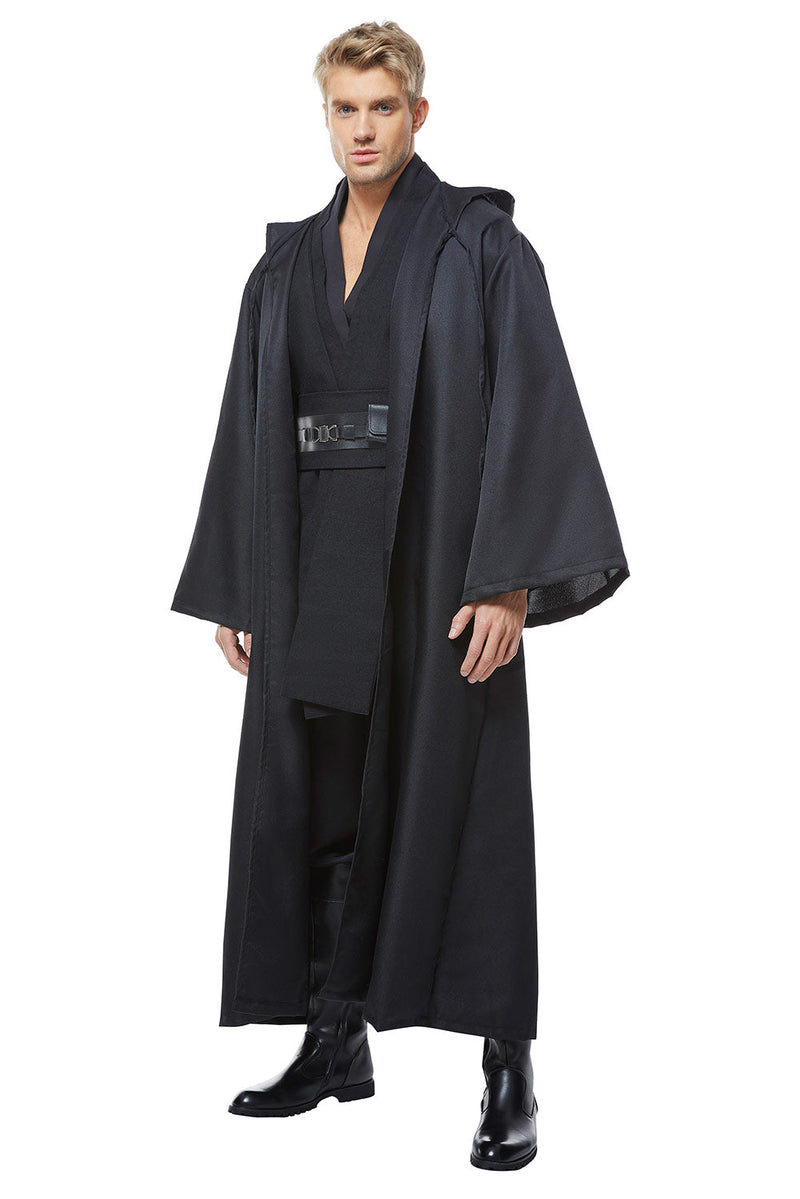 VeeGet VeeGet Star Wars Anakin Skywalker Cosplay Costume Outfit Black Version