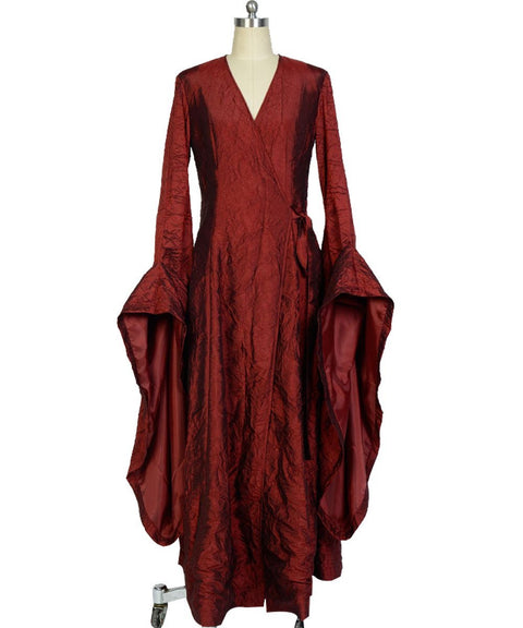 VeeGet VeeGet GoT Game of Thrones Melisandre Red Woman Outfit Cosplay Costume