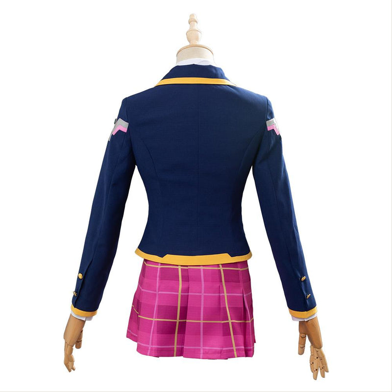 VeeGet Overwatch Academy Dva Skin 3-YEAR Anniversary Outfit Cosplay Costume