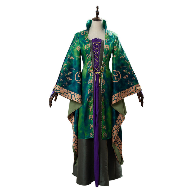 VeeGet VeeGet Hocus Pocus Winifred Sanderson Dress Suit Cosplay Costume