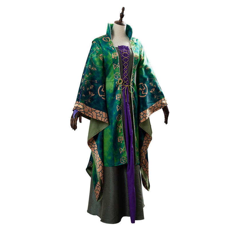 VeeGet VeeGet Hocus Pocus Winifred Sanderson Dress Suit Cosplay Costume