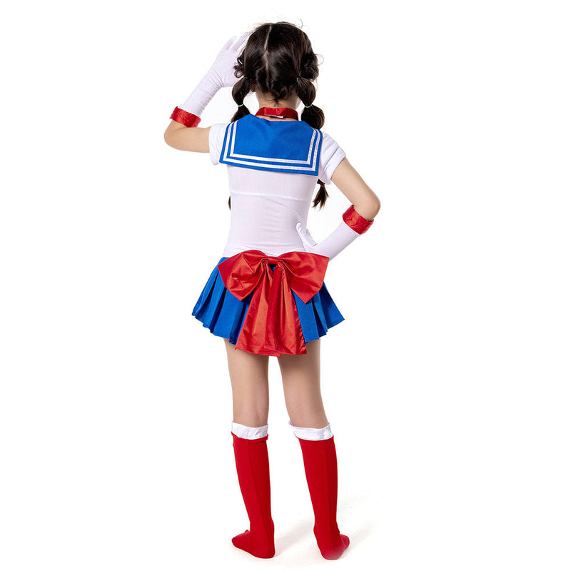 VeeGet VeeGet Sailor Moon Sailor Moon/Tsukino Usagi Kids Children Girls Dress Outfits Cosplay Costume