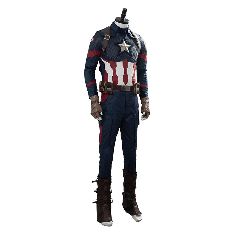 SeeCospaly Avengers 4: Endgame Steve Rogers Captain America Cosplay Costume