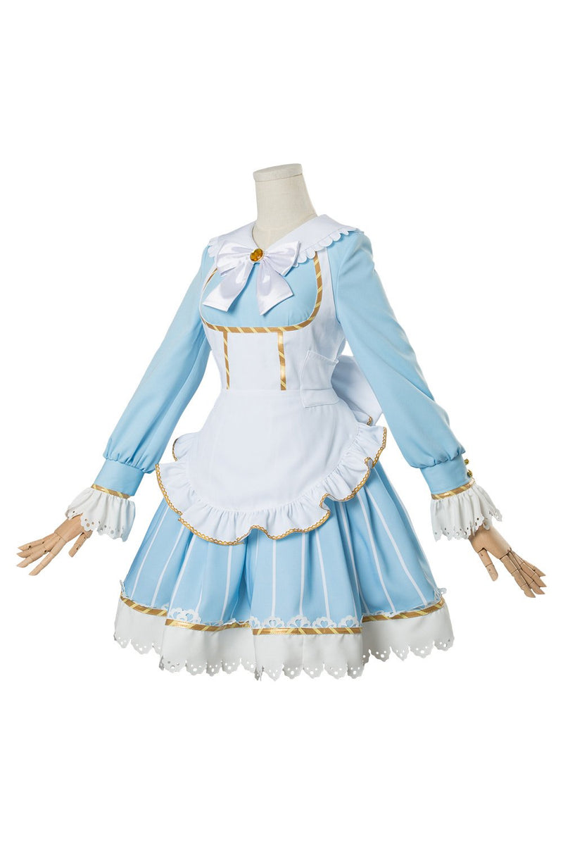 VeeGet Love Live ! Ruby Kurosawa Aqours Wonderland Ver Maid Dress Cosplay Costume