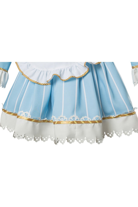 VeeGet Love Live ! Ruby Kurosawa Aqours Wonderland Ver Maid Dress Cosplay Costume