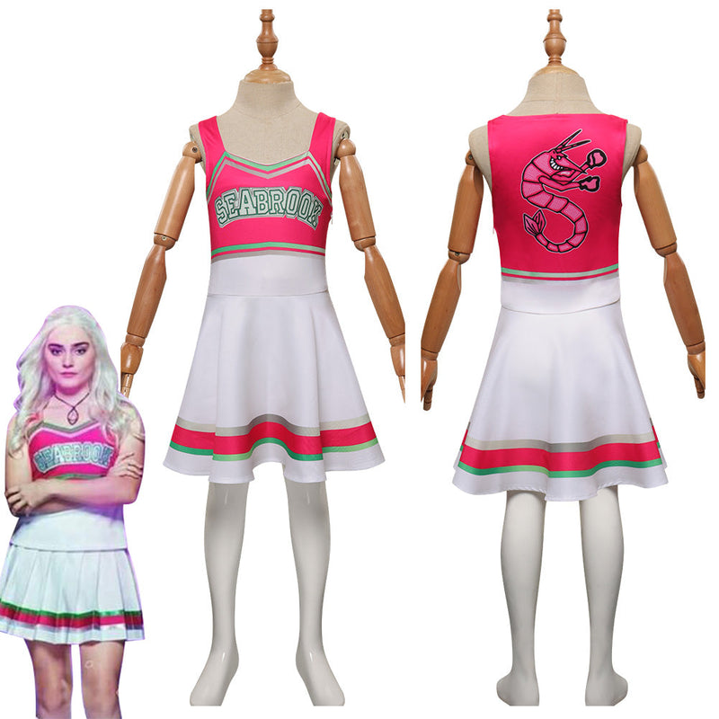 VeeGet Kids Girls Zombies 3 Addison Wells Costume Cheerleading Dress Outfits