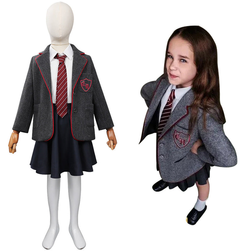 VeeGet Roald Dahls Matilda the Musical Matilda Cosplay Costume Kids Children Uniform