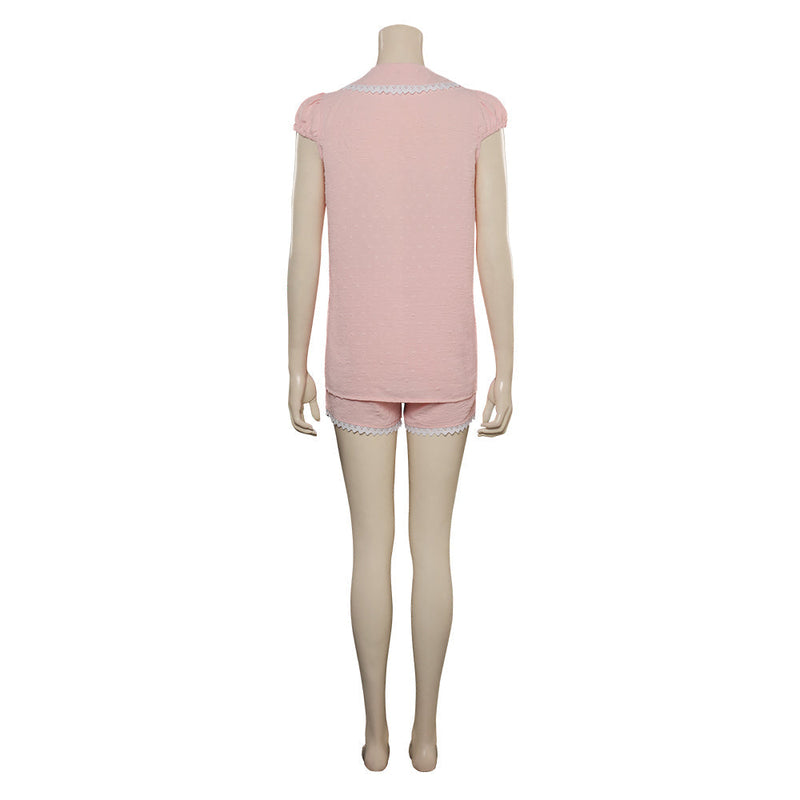 2023 BarB Pink Style Movie Margot Robbie Pink Pajamas Halloween Carnival Suit Cosplay Costume BarBStyle