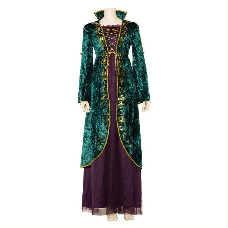 VeeGet VeeGet Hocus Pocus Winifred Sanderson Outfit Halloween Carnival Cosplay Costume