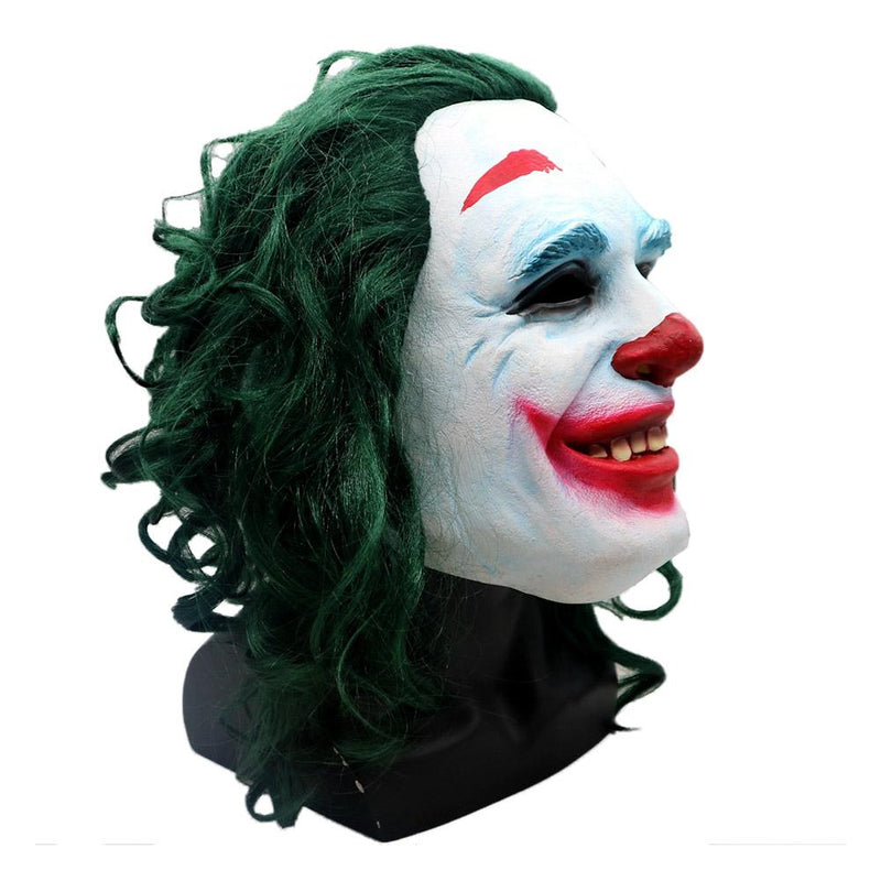 VeeGet Batman Green Hair Mask Cosplay Clown Full Face Halloween Props