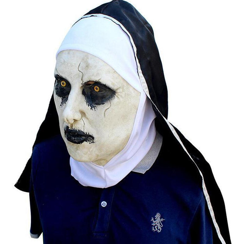 VeeGet The Conjuring 2 The Nun Halloween Horror Helmet Cosplay Accessories