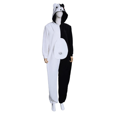 VeeGet VeeGet Anime Danganronpa Monokuma and Monomi Pajamas Sleepwear Halloween Carnival Cosplay Costume