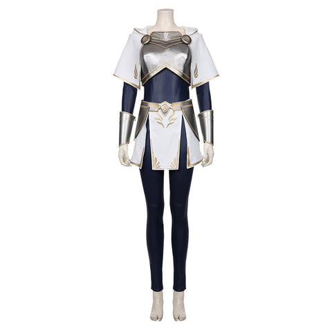 VeeGet VeeGet Game LOL League of Legends Luxanna Crownguard Halloween Carnival Suit Cosplay Costume