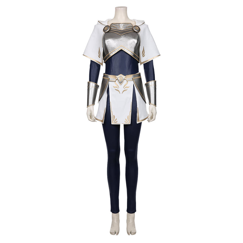 VeeGet VeeGet Game LOL League of Legends Luxanna Crownguard Halloween Carnival Suit Cosplay Costume