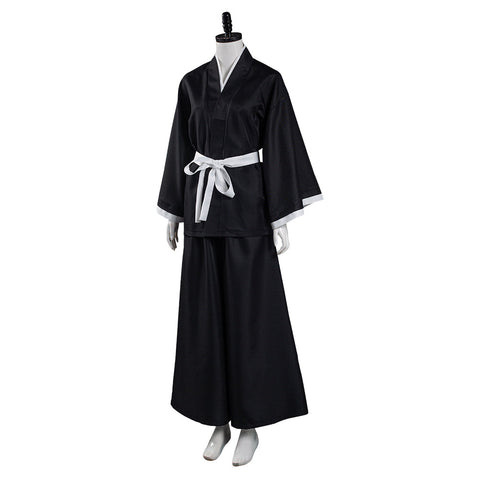 VeeGet Anime Bleach Kuchiki Rukia Japanese Kimono Outfits Halloween Carnival Suit Cosplay Costume