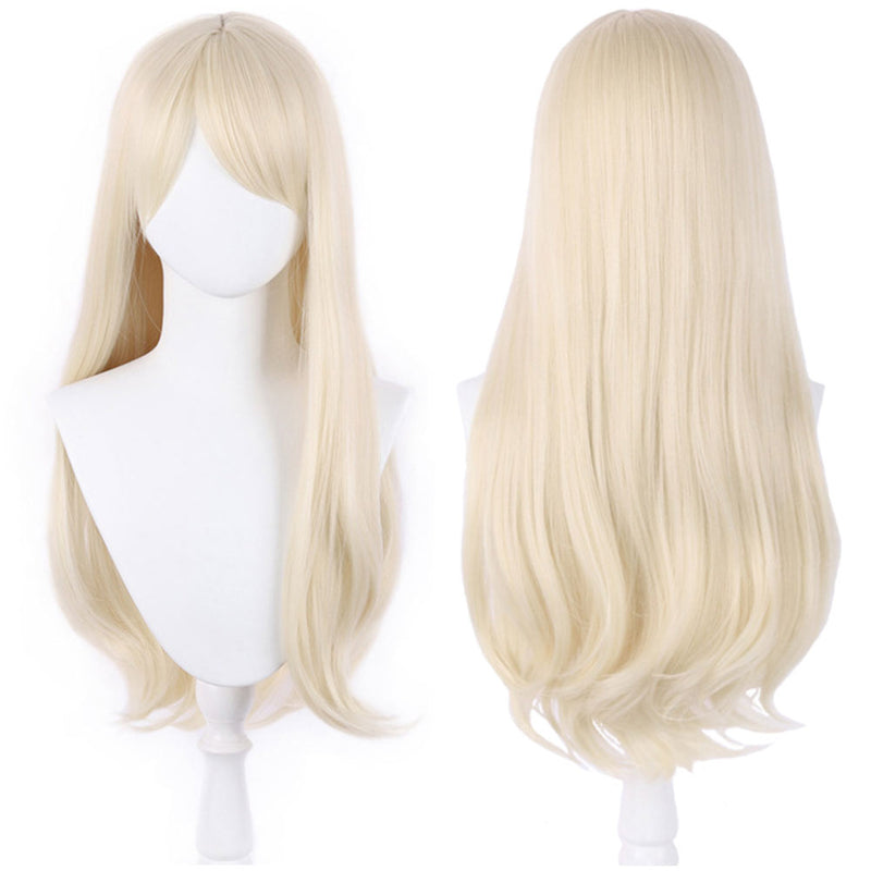 VeeGet 2023 Doll Movie Women Heat Resistant Synthetic Wig Hair Carnival Halloween for Props