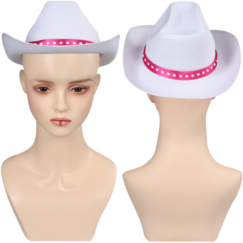 VeeGet 2023 Movie Doll Hat Cap Kids Children Cowboy for Halloween Carnival for Accessories