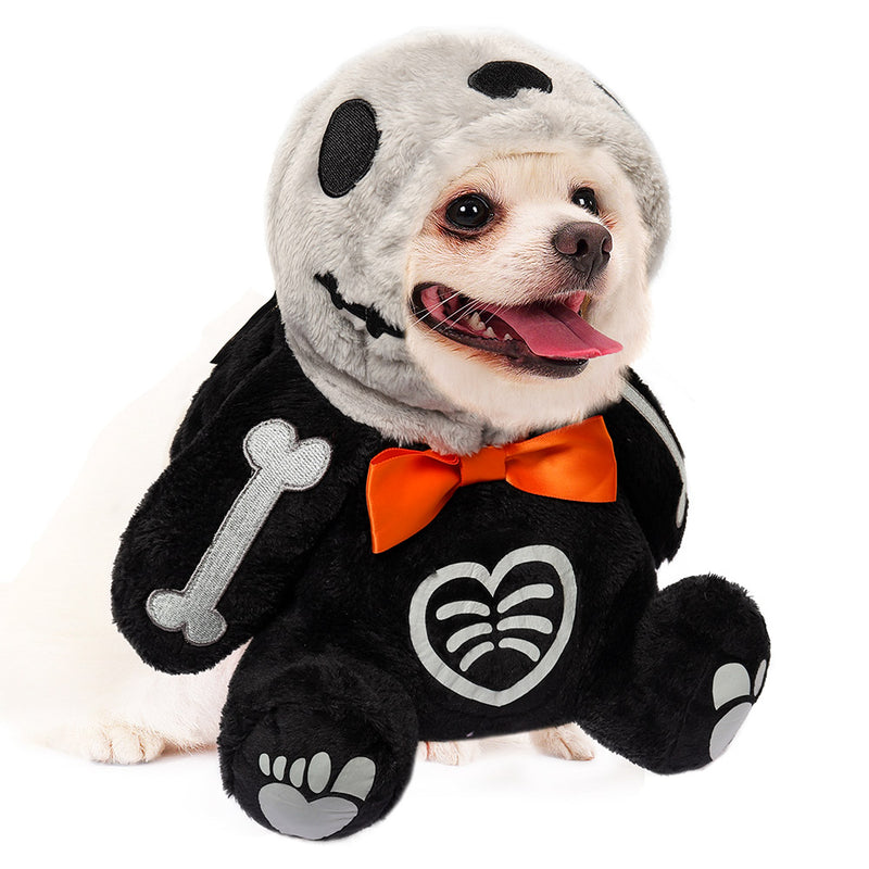 2023Halloween pet costume skeleton Pet Dog Costume Outfits Halloween Carnival Party Ghost Hotel Disguise Suit Toy Halloween dog costume