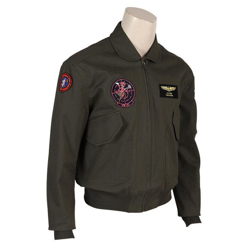 VeeGet Top Gun Maverick Pilot Jacket Cosplay Costume