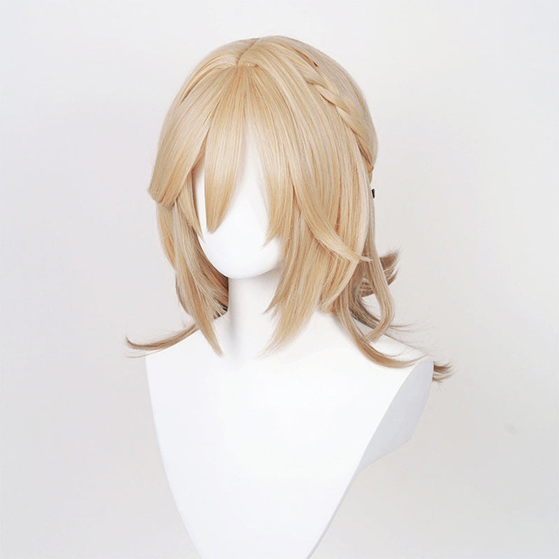 VeeGet Genshin Impact Kaveh Cosplay Wig Heat Resistant Synthetic Hair Carnival Halloween Party Props