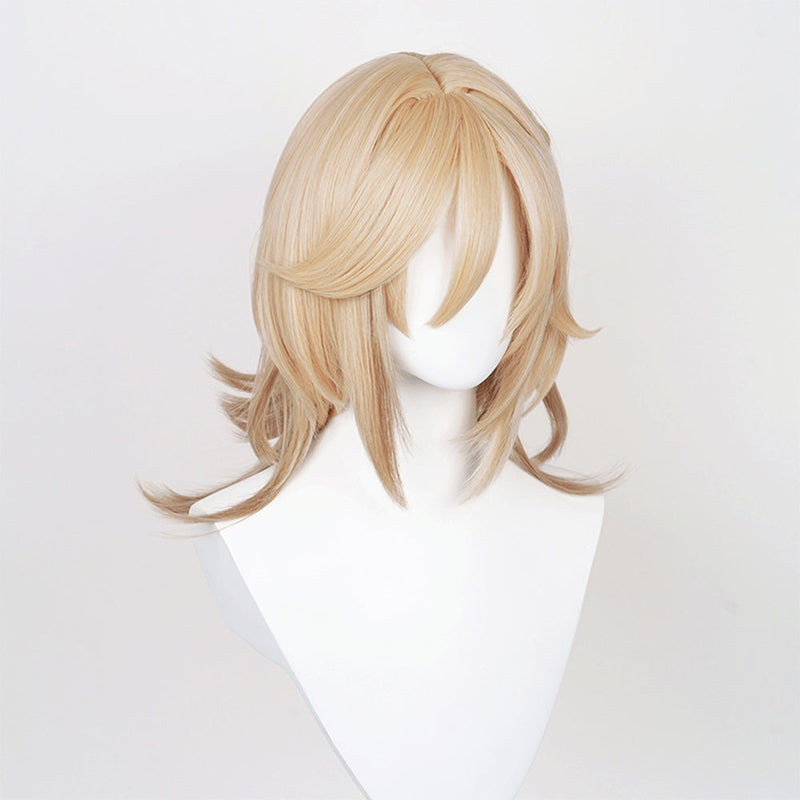 VeeGet Genshin Impact Kaveh Cosplay Wig Heat Resistant Synthetic Hair Carnival Halloween Party Props