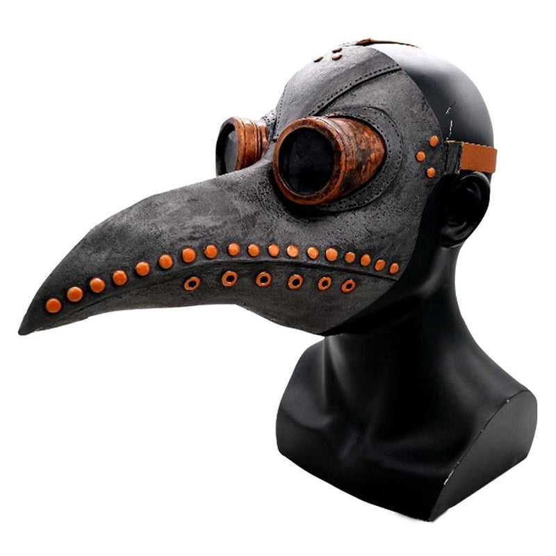 VeeGet Plague Doctor Long Nose Bird Beak Steampunk Halloween Face Cover Costume Props