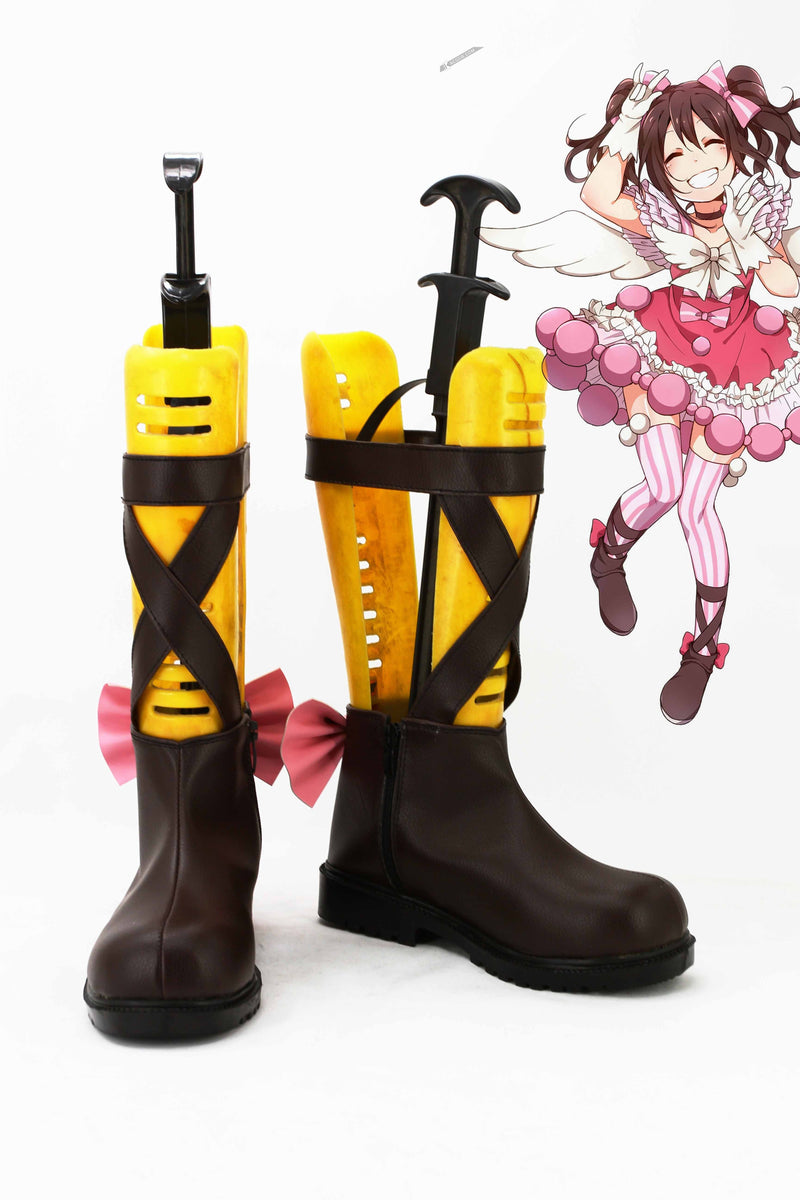 VeeGet LoveLive! Nico Yazawa Boots Cosplay Shoes Idol Version