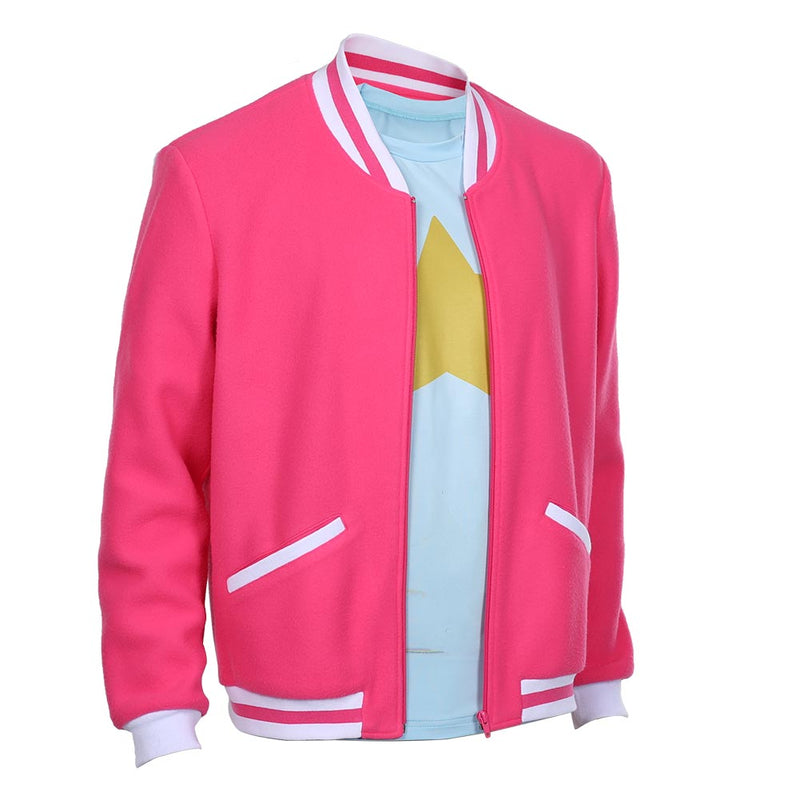 VeeGet VeeGet Steven Universe: The Movie-Steven Universe Adult Zip Up Jacket Coat Halloween Carnival Costume Cosplay Costume