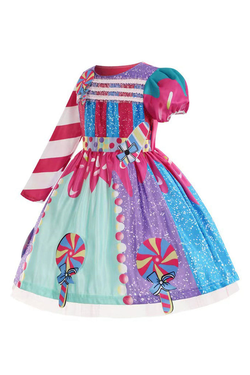 VeeGet Candy Princess Dress Cosplay Costume Outfits Fantasia Halloween Carnival Party Disguise Suit GirlKidsCostume