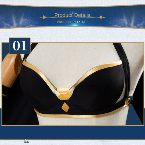 VeeGet VeeGet Anime Fate/Grand Order Okita Souji Swimsuit Halloween Carnival Cosplay Costume