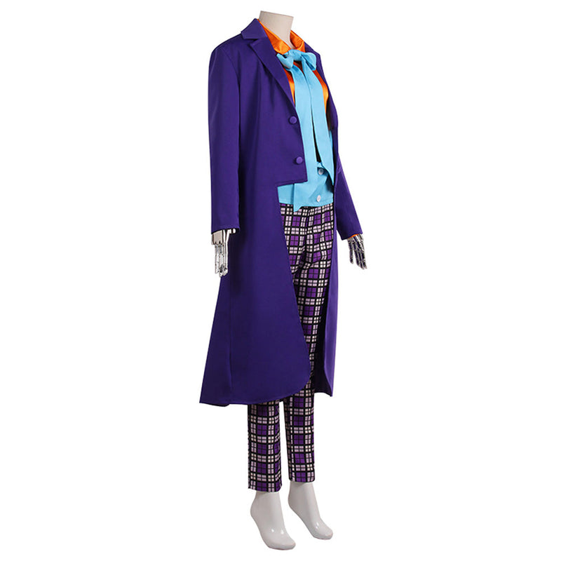 SeeCospaly Batman 1989 the joker Jack Nelson Joker Purple Suit Hat Cosplay Costume