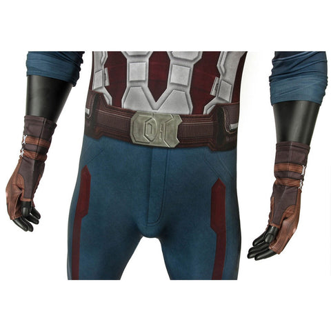 SeeCospaly Captain America Infinity War Steven Rogers Cosplay Costume Jumpsuit Costumes for Halloween Carnival Suit