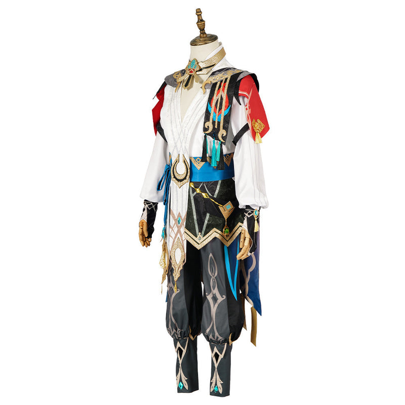 VeeGet Genshin Impact Kaveh Cosplay Costume Costume Outfits for Halloween Carnival Party Suit