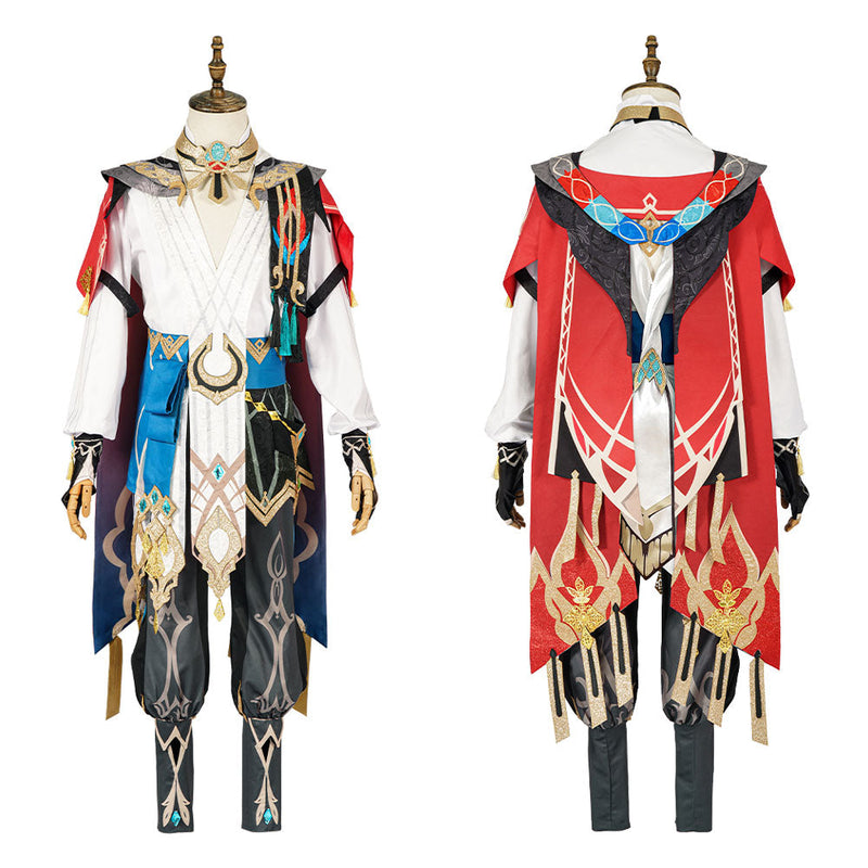 VeeGet Genshin Impact Kaveh Cosplay Costume Costume Outfits for Halloween Carnival Party Suit