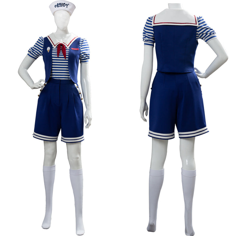 VeeGet VeeGet Stranger Things 3 Scoops Ahoy Robin Cosplay Costume Adult