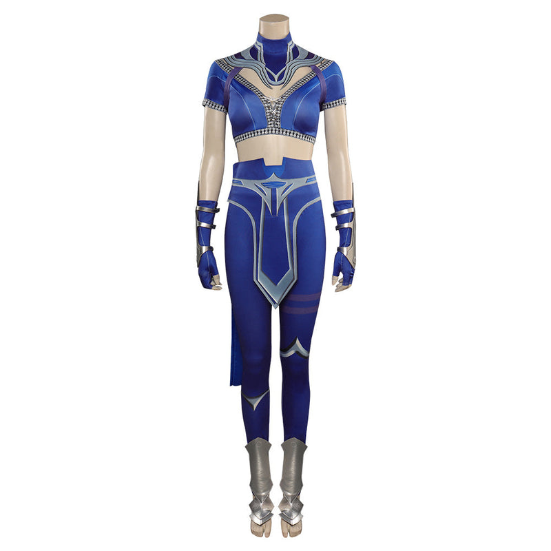 VeeGet Mortal Kombat Kitana Costumes for Halloween Carnival Costume