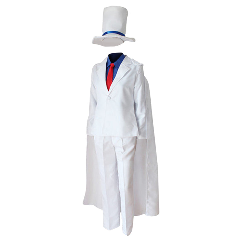 VeeGet Detective Conan Kid The Phantom Thief Magic Kaito Kuroba Kaito Uniform Cosplay Costume