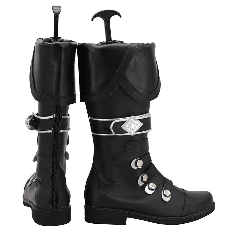 VeeGet Game Genshin Impact Diluc Ragnvindr Boots Halloween Costumes Accessory Cosplay Shoes