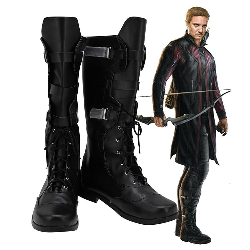 VeeGet Hawkeye Boots Halloween Costumes Accessory Custom Made Cosplay Shoes